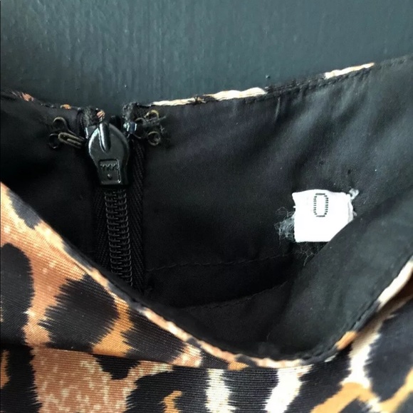 Sherri Hill Two Piece Chetah Print Prom Dress Size 0 - Picture 8 of 12